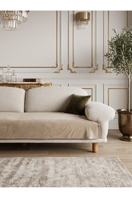Astarli Premium Velvet Sofa Cover (100X210)