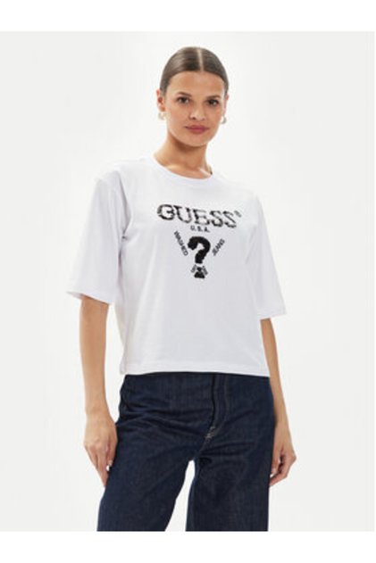 Tricou de damă V4YI06I3Z14 Alb