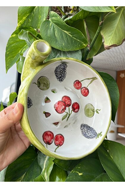 Handmade Ceramic Fruit Washing Plate
