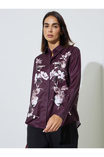 Floral Print Long Sleeve Shirt