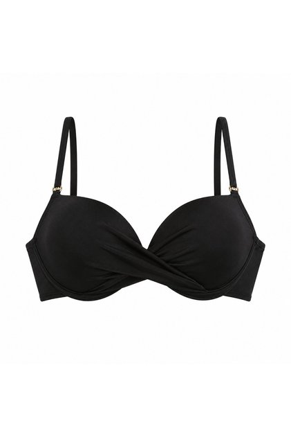 Double Padded Bikini Top Black 231205