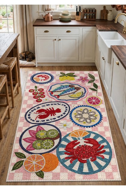 Sdt Mixed Patterned Modern Woven Base Decorative Carpet Sdtamor1294