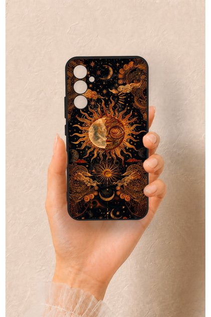Samsung A34 Compatible Mystic Sun Patterned Silicone Case