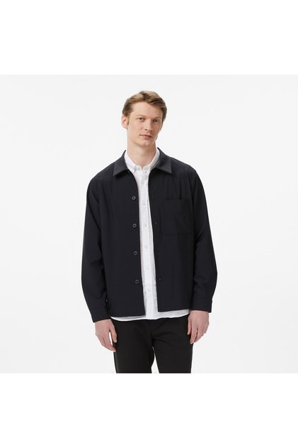 Erkek Siyah Regular Fit Gömlek