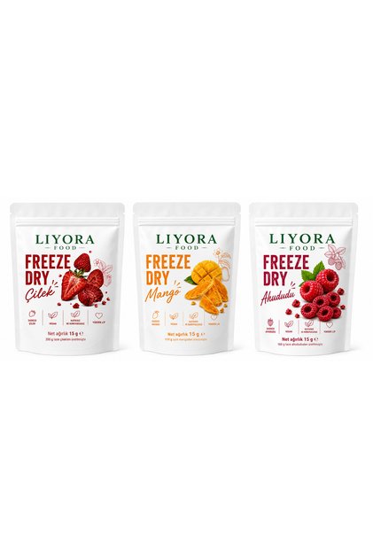 Dry Fruit 3-Pack Freeze Dry - Strawberry Mango Raspberry