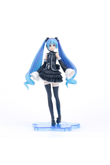 Bandai No box No box Miku 17CM Anime Hatsune Miku Project DIVA Arcade Future Tone Hatsune Miku Black