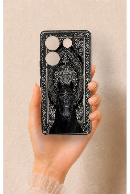 Tecno Caman 20 Pro 5g Compatible Ethnic Horse Figure Patterned Silicone Case