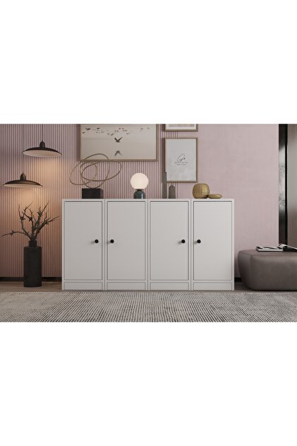 CONSOLA DOLAPLI KONSOL BEYAZ 130 CM KNS-1015-Ç