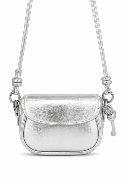 Nera Silver Adjustable Strap Mini Women's Shoulder Bag