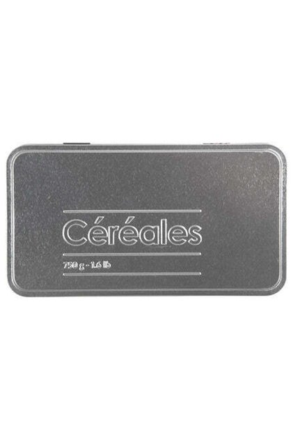 Cutie de cereale 750g metal, Negru - Ediție Neagră