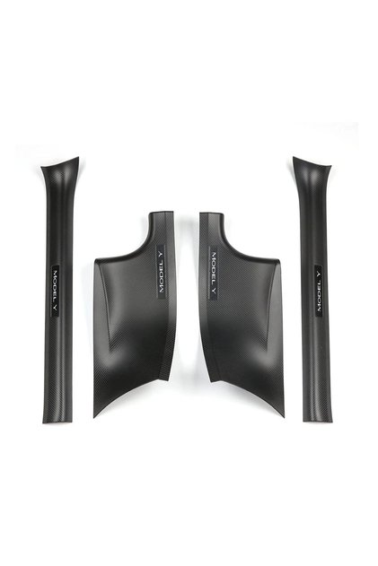 Set protecții praguri (Față + Spate) – Model Y