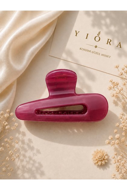 Premium Series Shiny Geometric Detailed Strong Grip Non-Slip Hair Clip That Doesn'T Damage Hair