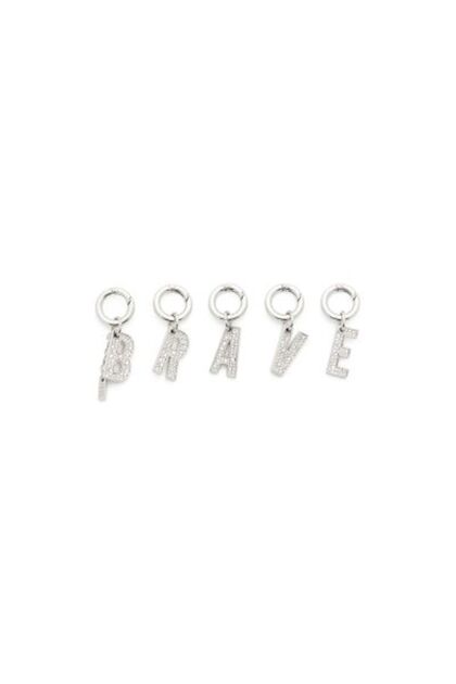 GÜMÜŞ KADIN CHARM BRAVE Charms EL ÇANTASI