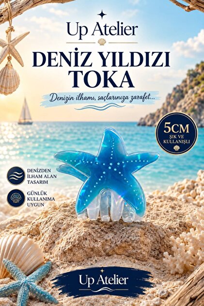 Beach Fashion Starfish Buckle 5cm