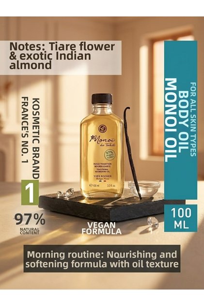 Tropical Breeze Monoi Body Oil Moisturizing Nourishing Care 100 ml