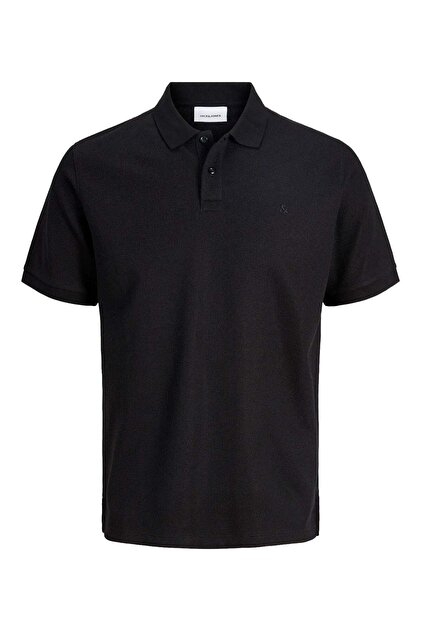 Jack & Jones Austin Erkek Siyah Polo Tişört (12268130-B) - Fiyatı