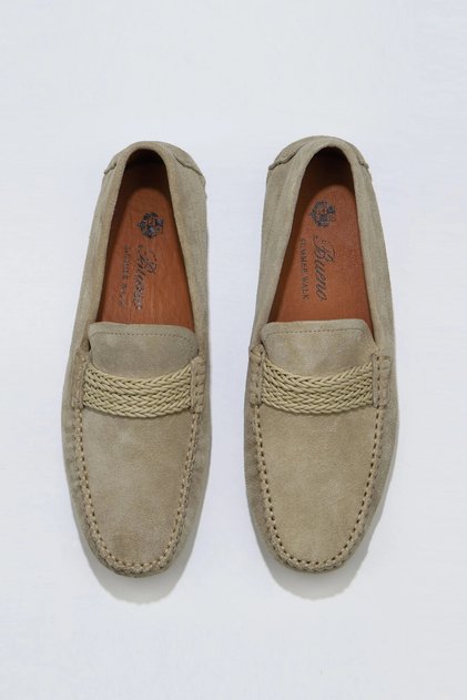 Bej Süet Erkek Loafer 05ms157