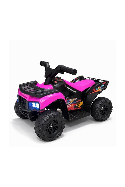 ATV Electric Pentru Copii, 3+ Ani, Muzica Si Lumini, 1 Motor, 6V, Roz - 212