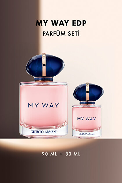 Giorgio Armani My Way Büyük Boy & Seyahat Boy Kadın Parfüm Seti