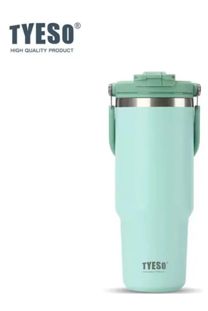 Cana termos ROAM 2.0 cu pai si maner, izolatie vid, anti-scurgere, 24h rece / 12h cald-750 ml - ment verde