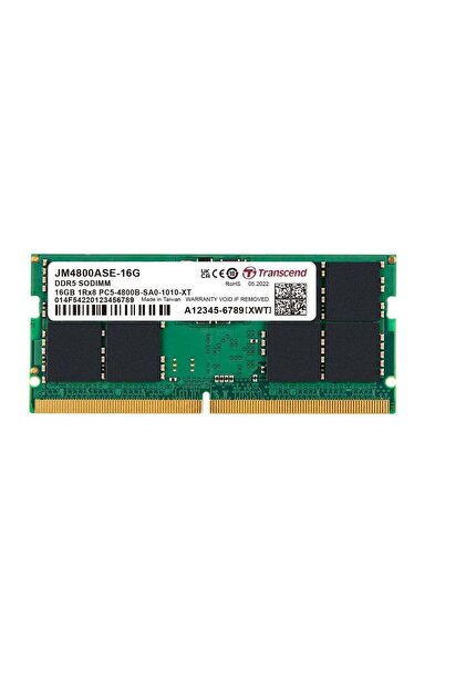 transcend JetRam JM4800ASE-16G 16GB DDR5 4800MHz CL40 Notebook