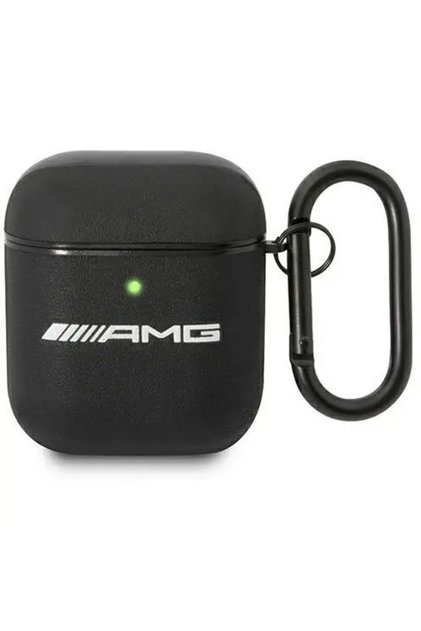 AMG AMA2SLWK Калъф за AirPods черен/черен кожен
