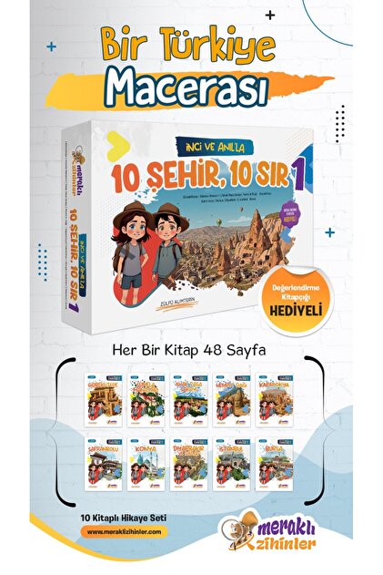 meraklı zihinler İNCİ VE ANIL'LA 10 ŞEHİR 10 SIR - Fiyatı, Yorumları