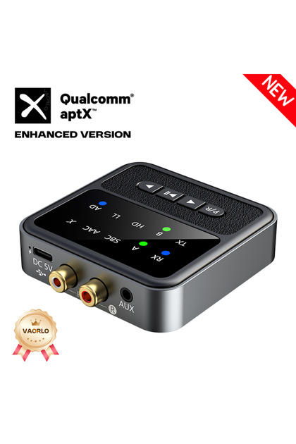 Compatible Bluetooth v5.4 aptX HIFI aptX-Adaptive AD/HD/LL AAC 2 in 1 Bluetooth Audio Transmitter Re
