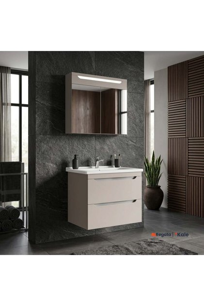 Casilla 80 Cm Vizon Banyo Dolabı Takımı