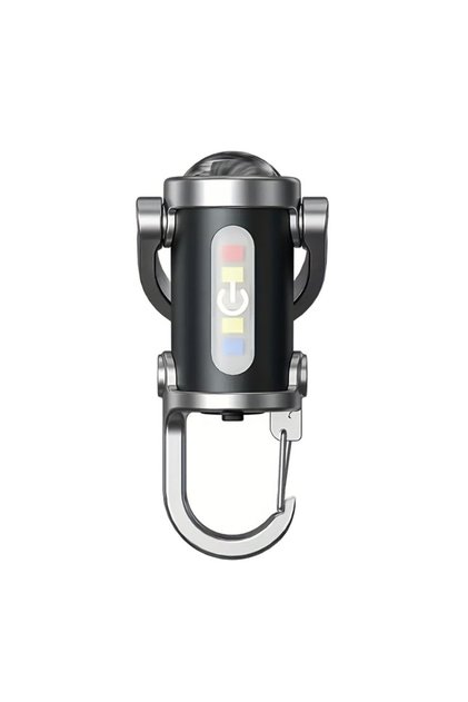 1PCS Powerful Mini COB LED Keychain Flashlight USB Rechargeable Hanging Work Light Waterproof Keyrin