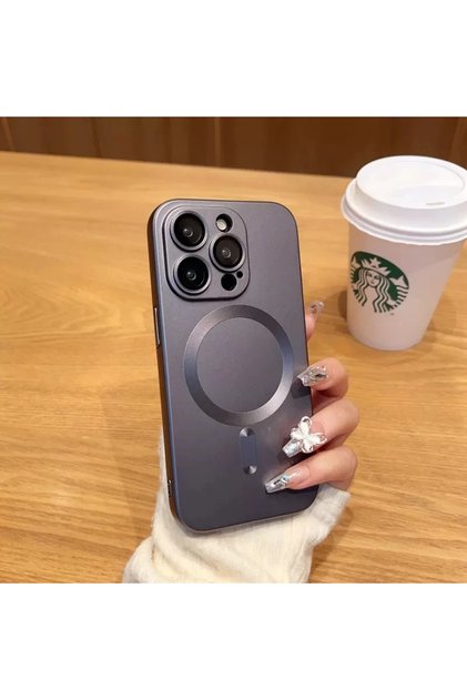 iPhone 13 Gray For Magsafe Magnetic Wireless Charge Case For iPhone 17 16 15 14 13 12 11 Pro Max Plu