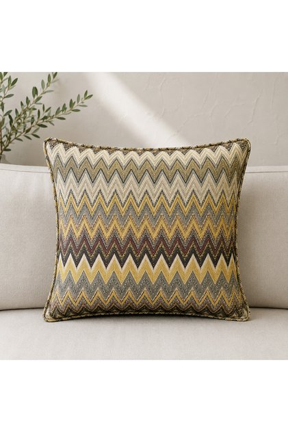 Woven Chevron Series Pillowcase - Miss106 - 43X43 Size