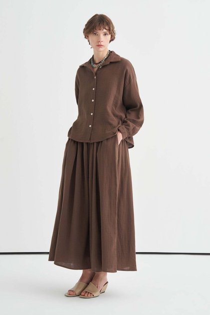 Napoli Muslin Set Bitter Brown