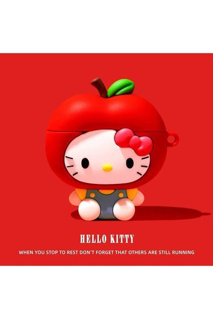 Airpods Pro 3 2025 QSPGKT 3D Sanrio Hello Kitty Cartoon Earphone Case For AirPods 4 Cute Cases for A