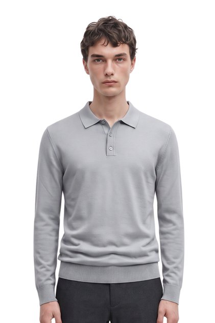 Premium Erkek Polo Yaka Triko Kazak Massimiliano