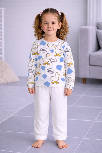 2-13 Years Old Girls' Single Top Pajamas Unisex 100% Cotton Combed Cotton Sleeves with Cuffs Comfortable Fit Baby Single Top Long Sleeves