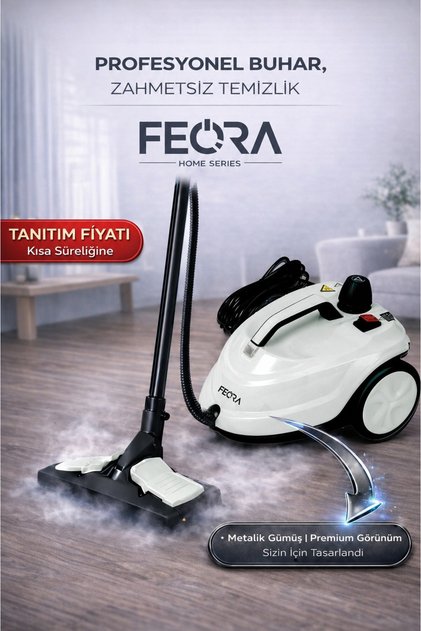 2000W 5 Bar Çok Amaçlı Buharlı Temizleyici 2L Çelik Kazanlı