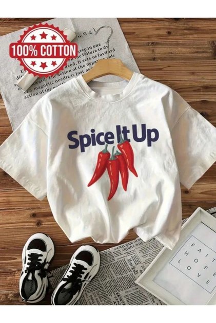 Spice It up Red Pepper Printed Unisex Tshirt