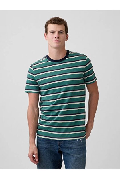 V-Everyday Soft Crew - Stripe