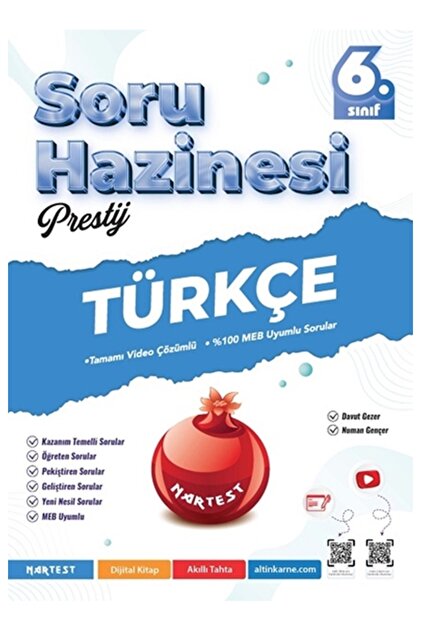 Nartest Yayınları 2026-2027 Müfredat 6 Sınıf Tüm Dersler Soru