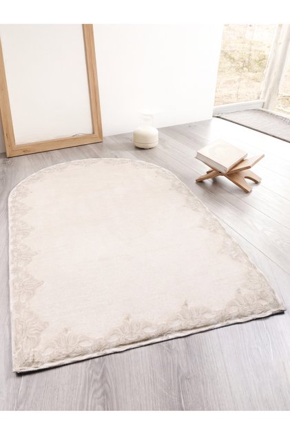 Decorative Soft Washable Knee-Friendly Non-Slip Sole Prayer Rug Plush Rug