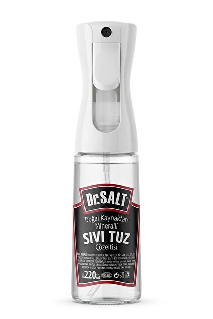 Dr.Salt 84 Mineralli Sıvı Tuz Çözeltisi Cam Şişe Sprey 220 ml