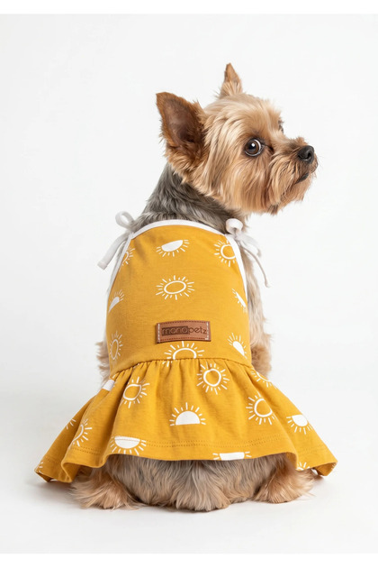 Cat and Dog Outfit & Dress - Sunny Ruffle Dress