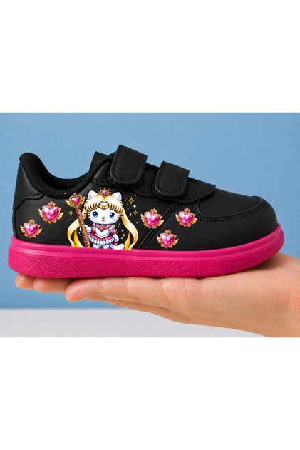 Asalı Helööö Kedicik Printed Girls' Sports Shoes and Sneakers