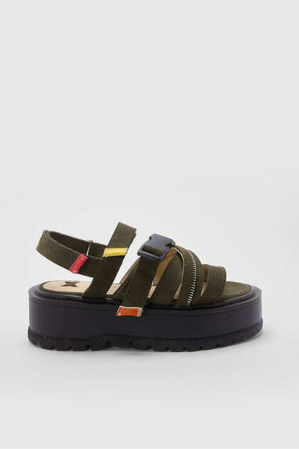 Sandale - Splash - Khaki - Marimea 37