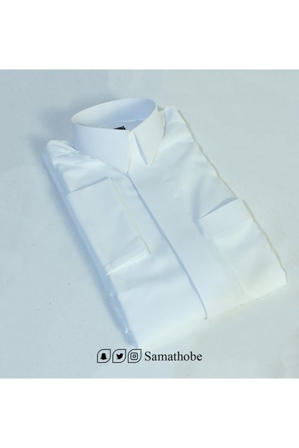 Ready-Made Men's Robe, Smera Mis, White, Length 58