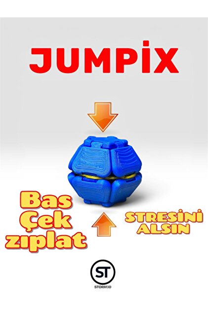 Storm3D JUMPİX/HOPLAÇ/STRES OYUNCAĞI/BAS ÇEK ZIPLAT - Fiyatı