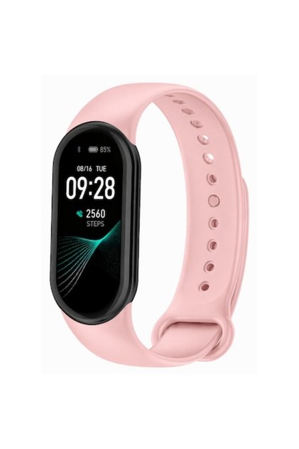 Brățară din silicon cu PIN metalic, compatibilă cu Xiaomi Mi Band 8 / Mi Band 9 / Mi Band 10, Sarphia