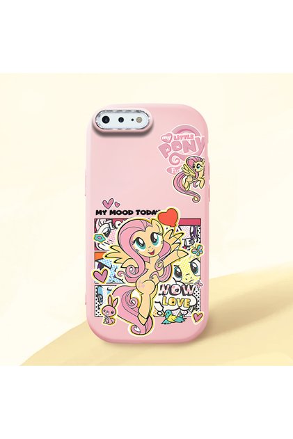 Pink Silicone Case with Shock-Absorbing Camera Protections Compatible with iPhone 7 Plus/8 Plus