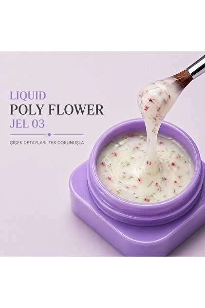 VB VIOLA BEAUTY LIQUID POLY FLOWER JEL - 30 ML ( Akışkan Kıvamlı